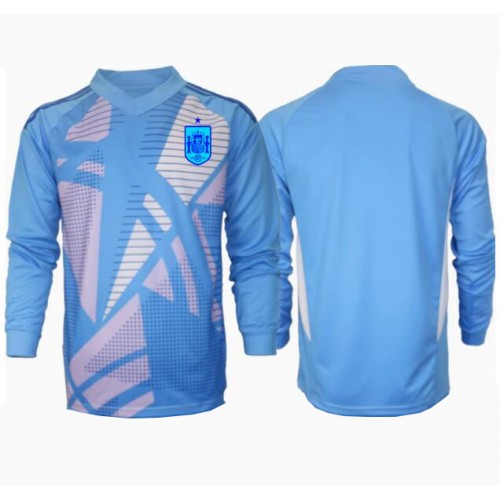 Maglia Calcio Spagna Portiere Prima Divisa Europei 2024 Manica Lunga